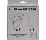 Rowenta ZR003901, Box of 6 Paper Bags + 1 Filter for Compacteo