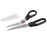Tefal K2071314, Ingenio, Kitchen scissors, Kitchen tools, Stainless steel, 30.2x13.4x3.6cm, Up to 230°C, Dishwasher safe, black