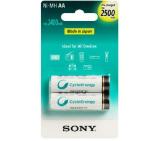 Sony NHAAB2GN Rechargeables 2xAA 2500 mAh Ready To Use