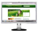 Philips 241P4QRYES, 24" Wide AMVA LED, 4 ms, 20M:1 DCR, 250 cd/m2, 1920x1080 FullHD, USB, DVI, DP, Speakers, 3y, Silver