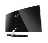 AOC C3583FQ/BS, 35" Curved Wide MVA LED, 4 ms, 50М:1 DCR, 300 cd/m2, 2560x1080, DVI, HDMI, DP, Speakers, Black