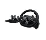 Logitech G920 Driving Force Racing Wheel, Xbox One, PC, 900° Rotation, Dual Motor Force Feedback, Adjustable Pedals, Leather