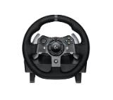 Logitech G920 Driving Force Racing Wheel, Xbox One, PC, 900° Rotation, Dual Motor Force Feedback, Adjustable Pedals, Leather