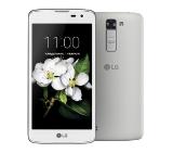 LG K7 Smartphone, 5.0" FWVGA IPS LCD (854x480), Cortex-A7 1.30GHz Quad-Core, 5MP/5MP Cam, 1GB RAM, 8GB eMMC, microSD up to 32GB, 802.11n, BT 4.1, GPS, Micro USB, Android 5.1 Lollipop, White