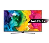 LG 49UH661V, 49" 4K UltraHD TV, 3840x2160, DVB-T2/C/S2, 1200PMI, Smart, ULTRA Slim, WiDi, WiFi 802.11.ac, Bluetooth, Miracast, DLNA, LAN, CI, HDMI, USB, TV Recording Ready, Narrow Bezel, Crescent Stand, Metallic/Titan