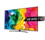 LG 49UH661V, 49" 4K UltraHD TV, 3840x2160, DVB-T2/C/S2, 1200PMI, Smart, ULTRA Slim, WiDi, WiFi 802.11.ac, Bluetooth, Miracast, DLNA, LAN, CI, HDMI, USB, TV Recording Ready, Narrow Bezel, Crescent Stand, Metallic/Titan