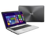 Asus F751LX-T4022D, Intel Core i7-5500U (3.0GHz, 4MB), 17.3" FullHD (1920x1080) LED Anti-Glare, 8192MB DDR3 1600MHz, 1TB HDD + 24GB MSSD, nVidia GeForce 950M 2GB DDR3, DVD+/-RW, 802.11n, BT 4.0, Free DOS, Metal + Asus Argo Backpack Black for up to 16''