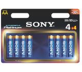 Sony AM3PT-B4X4D Alkaline LR6 Stamina Platinum 4+4 pcs, AA