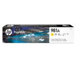 HP 981A Yellow Original PageWide Cartridge