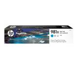 HP 981X High Yield Cyan Original PageWide Cartridge