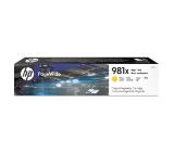 HP 981X High Yield Yellow Original PageWide Cartridge