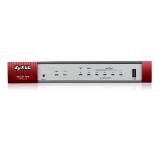 ZyXEL USG20-VPN Firewall, 10x VPN (IPSec/L2TP), up to 15 SSL (5 included), 1x WAN, 1x SFP, 4x LAN/DMZ, 1x USB port, Optional: Content Filtering, Antispam (licenses)