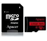 Apacer 64GB microSDXC Class 10 UHS-I (1 adapter)