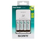 Sony Battery charger + 4x AA 2500mAh Ready to use