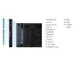 Samsung LFD UD55D, 55" D-LED DID, 8ms, 3500:1, 700 nit, 1920x1080(FHD), Analog D-SUB, DVI-D, Display Port 1.2, HDMI1, HDMI2, Component(CVBS Common), USB, Bezel - 2.3mm(U/L), 1.2mm(R/B)