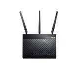 Asus RT-AC68U, Wireless-AC1900 Dual-Band USB3.0 Gigabit Router, 802.11ac, 1300Mbps (5GHz), 802.11n, 600 Mbps (2.4GHz), 2.4Ghz/5Ghz con-current dualband, ASUS AiCloud/AiRadar/VPN Server/USB printer Server / FTP server / Dual-core CPU, 1*USB2.0, 1*USB 3.0