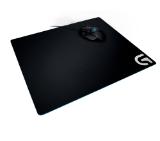 Logitech G640 Large Cloth Mouse Pad, 400 x 460 mm, Moderate Friction, Rubber Base, Low Profile 3 mm, Black