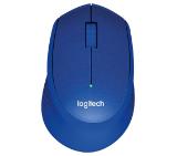 Logitech Wireless Mouse M330 Silent Plus, blue