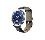 Huawei Watch W1, Stainless Steel, Leather, Black