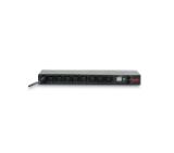 APC Rack PDU, Switched, 1U, 12A/208V, 10A/230V, (8)C13