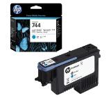 HP 744 Photo Black & Cyan Printhead