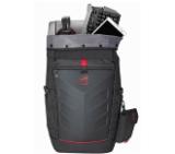 Asus Rog Ranger Backpack 17", Black/Red