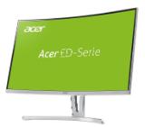 Acer ED273wmidx, 27", 1920x1080, Curved VA 1800R, Anti-Glare, ZeroFrame, FreeSync, 4ms, 60Hz, 100M:1, 250 cd/m2, VGA, DVI, HDMI, Speakers 2x3W, BlueLight Shield, White