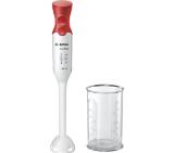 Bosch MSM64010, Blender, ErgoMixx, 450 W, Included transparent jug, White, red