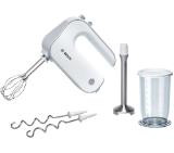 Bosch MFQ4070, Hand mixer, Styline, 500 W, White, with innovative FineCreamer stirrers,  Included blender & transparent jug, 5 speed settings, additional pulse/turbo setting, white