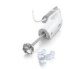 Bosch MFQ4070, Hand mixer, Styline, 500 W, White, with innovative FineCreamer stirrers,  Included blender & transparent jug, 5 speed settings, additional pulse/turbo setting, white