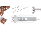 Bosch MFQ4070, Hand mixer, Styline, 500 W, White, with innovative FineCreamer stirrers,  Included blender & transparent jug, 5 speed settings, additional pulse/turbo setting, white