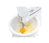 Bosch MFQ36460, Hand mixer, 450 W, White, includes bowl and stand