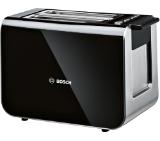 Bosch TAT8613, Toaster, Styline, 860 W, AutoHeat Control, 9levels, Auto power off, Defrost and warm setting, Lifting high, Black/Silver