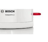 Bosch TWK3A011, Plastic kettle, CompactClass, 2000-2400 W, 1.7 l, White