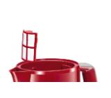 Bosch TWK3A014, Plastic kettle, CompactClass, 2000-2400 W, 1.7 l, Red