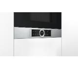 Bosch BFL634GS1, Built-in microwave, left opening, inox