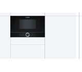 Bosch BFL634GB1, Built-in microwave, left opening, black