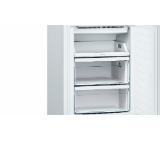 Bosch KGN36NW30, Fridge freezer "NoFrost", A++, MultiBox, 302l(215+87), 42dB, 60x186x66cm, white