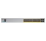 Cisco Catalyst 2960L 24 port GigE with PoE, 4 x 1G SFP, LAN Lite