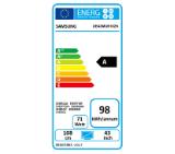 Samsung 43" 43MU6102 4K LED TV, SMART, 1300 PQI, QuadCore, DVB-TC(T2 Ready), Wireless, Network, PIP, 3xHDMI, 2xUSB, Black + Logitech Wireless Touch Keyboard K400 Plus Black