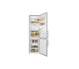 LG GBF60NSFZB, Refrigerator, Bottom Freezer, 339l (246/93), LED-display,Water Dispenser,Total No Frost, Multi Air-flow, Fresh Zone, A++ energy class, Glowing steel colour