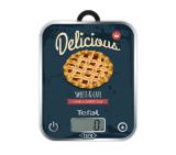 Tefal BC5120V0, Optiss, Kitchen Scale, up to 5kg, Resolution 1g function Tara, Digital LCD display, Delicious Pie