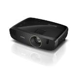 BenQ W2000+, DLP, 1080p (1920x1080), 15000:1, 2200 ANSI Lumens, VGA, HDMI, RCA, Speakers 2x10W, 3D Ready, Black