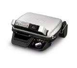 Tefal GC451B12 Super Grill with timer, 600cm2 cooking surface, 2000W, 2 cooking positions (grill, BBQ), 3 settings + max, light indicator, digital timer, adjusted thermostat, vertical storage, non-stick die-cast alum. plates, removable plates