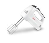 Tefal HT310138, Hand Mixer, 300W, 5 Speeds + turbo,  2 Beaters, 2 Dough hooks, white/dark grey