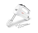 Tefal HT310138, Hand Mixer, 300W, 5 Speeds + turbo,  2 Beaters, 2 Dough hooks, white/dark grey