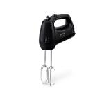 Tefal HT310838, Hand Mixer, 300W, 5 Speeds + turbo,  2 Beaters, 2 Dough hooks, black