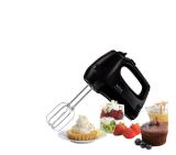 Tefal HT310838, Hand Mixer, 300W, 5 Speeds + turbo,  2 Beaters, 2 Dough hooks, black