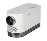 LG HF80JG, Laser (LD + P/W) Portable projector 2000 ANSI lumens, Vivid and Clear 1080P Picture Quality (1920x1080), Wireless screen mirroring, 150 000:1, 16:9, 3W x 2 stereo, 2xHDMI (1 MHL), Audio out, White
