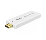 BenQ Qcast QP20, Mirror Projector HDMI Wireless Dongle, for iOS, Android, Windows or Mac, up to 1080p 30fps, White